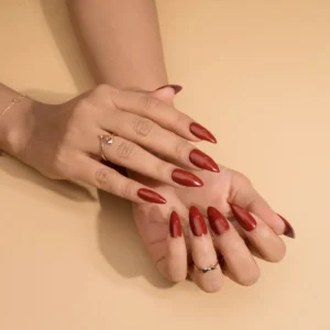 Plain Chocolate Nails