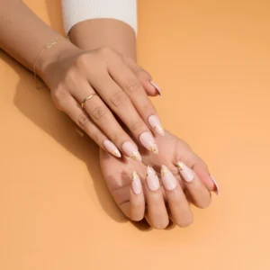 Almond French Nails